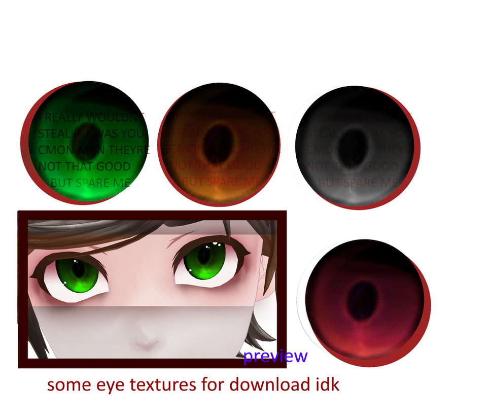 (MMD) some old eye textures + DL by OBSESSCORIC on DeviantArt