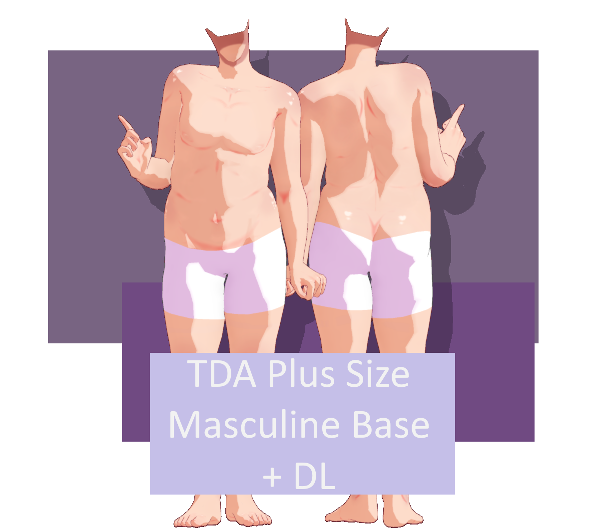 (MMD) TDA Plus Size Masculine Base +DL by OBSESSCORIC on DeviantArt