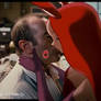 What if: Jessica the Rabbit kisses Eddie gleefully