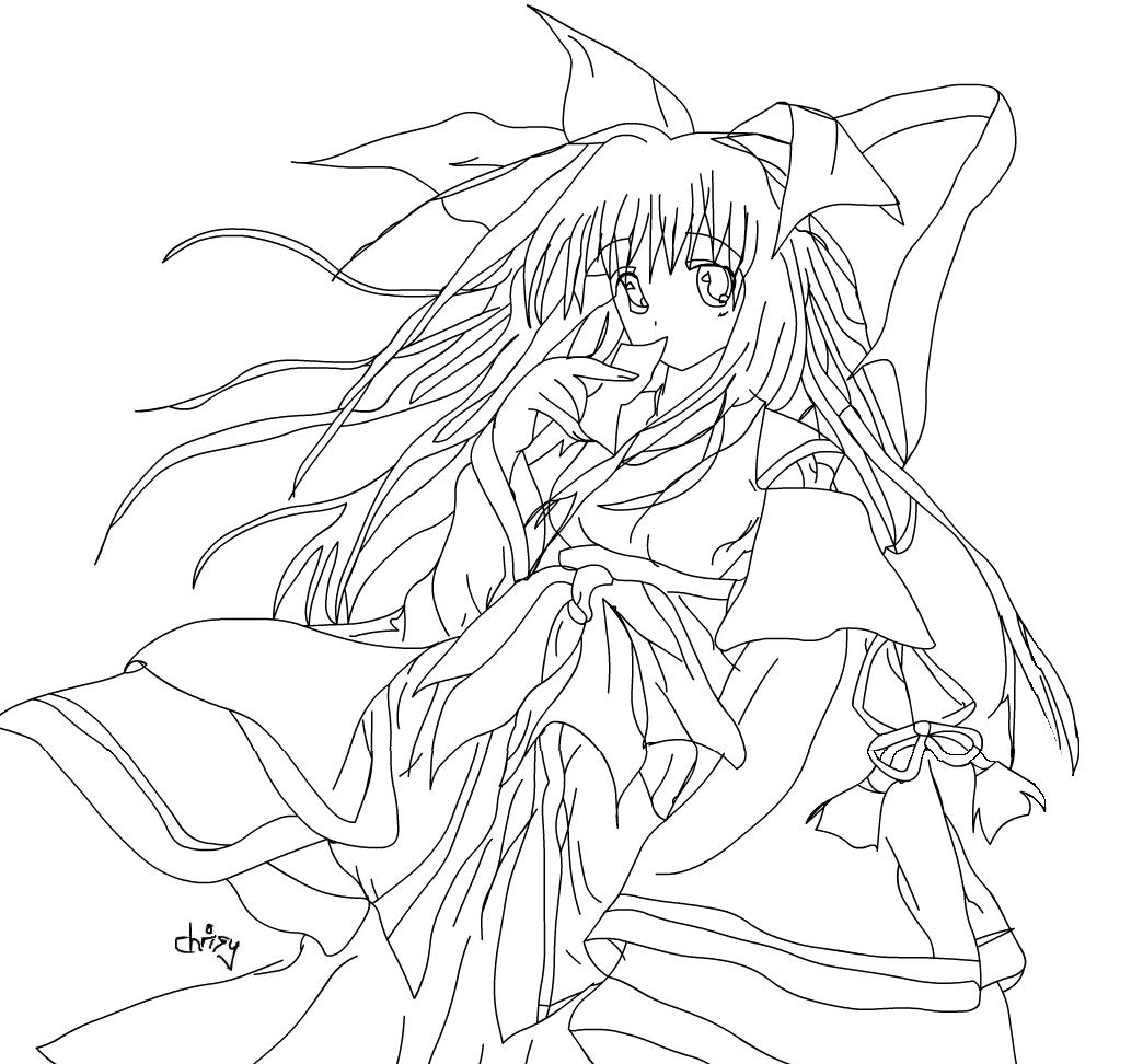 Lineart- Priestess