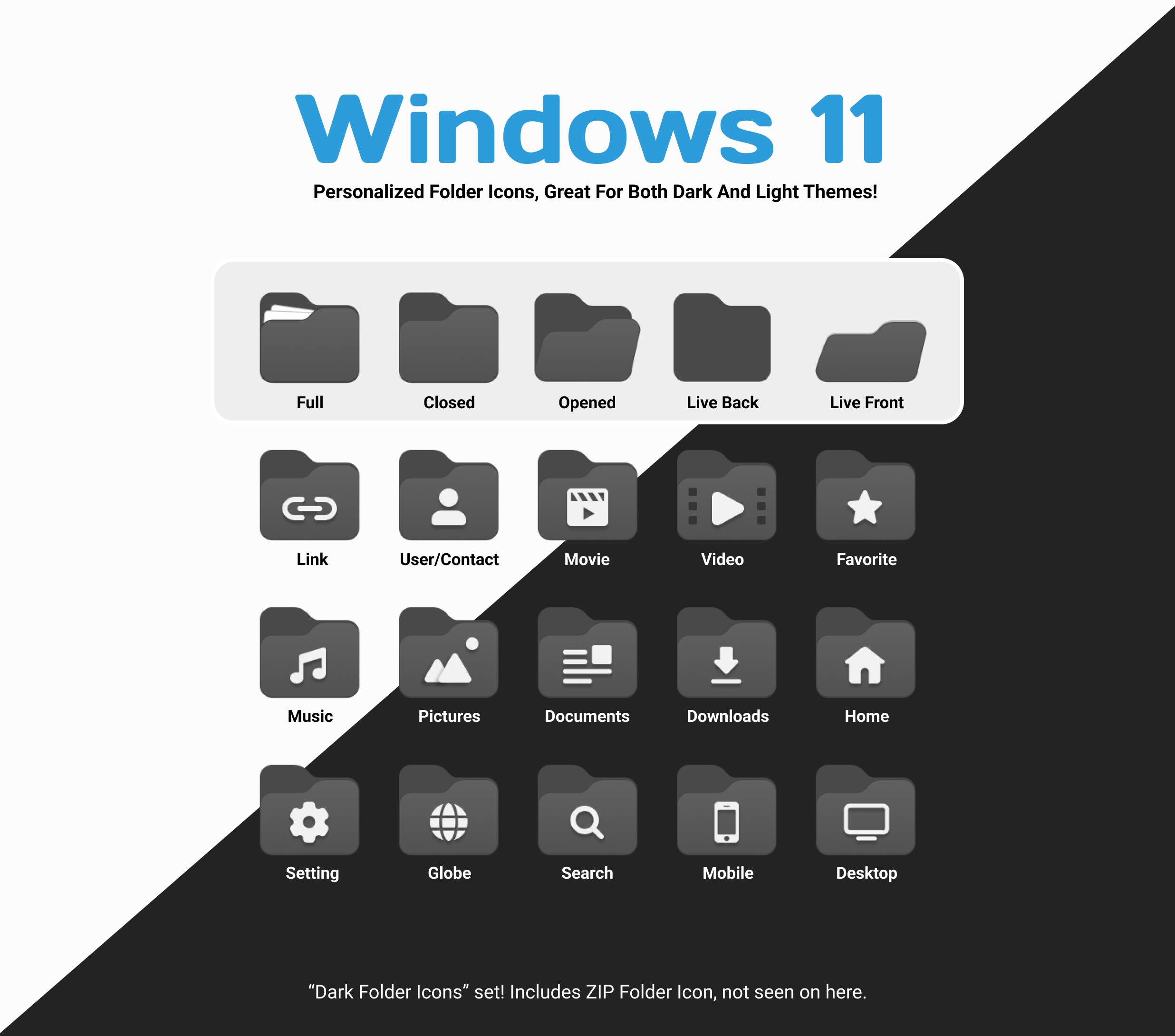 Free Windows 11 Dark Theme Icons by SapphireBlueDesigns on DeviantArt
