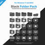 FREE Windows 11 / MAC Dark Folder Icon Pack!