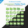 FREE Windows 11 / MAC Greenlime Folder Pack Icons!