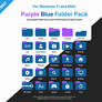 FREE Windows 11 / MAC Purple BK Folder Pack Icons!