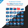 FREE Windows 11 / MAC Red back Folder Pack Icons!