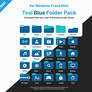 FREE Windows 11 / MAC Teal back Folder Pack Icons!