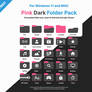 FREE Windows 11 / MAC Pink BLK Folder Pack Icons!