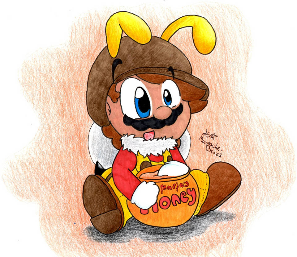 Bee Mario by ChibChoo on DeviantArt