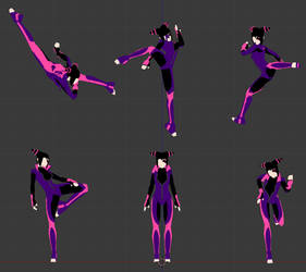 Low Poly Juri Han SFV