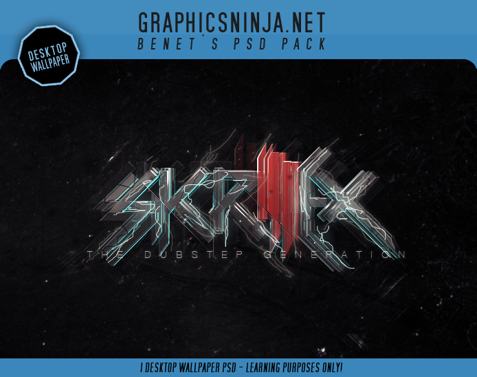 Skrillex Wallpaper PSD