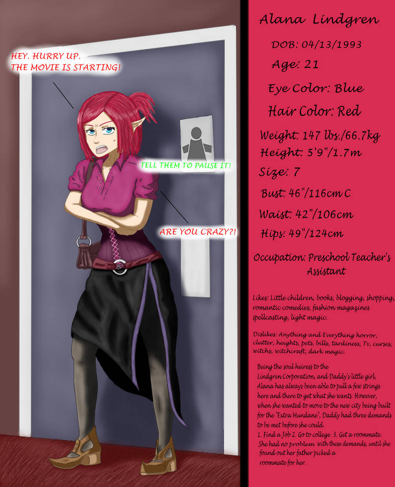 Alana Reference Sheet by SaydousArtCorner on DeviantArt