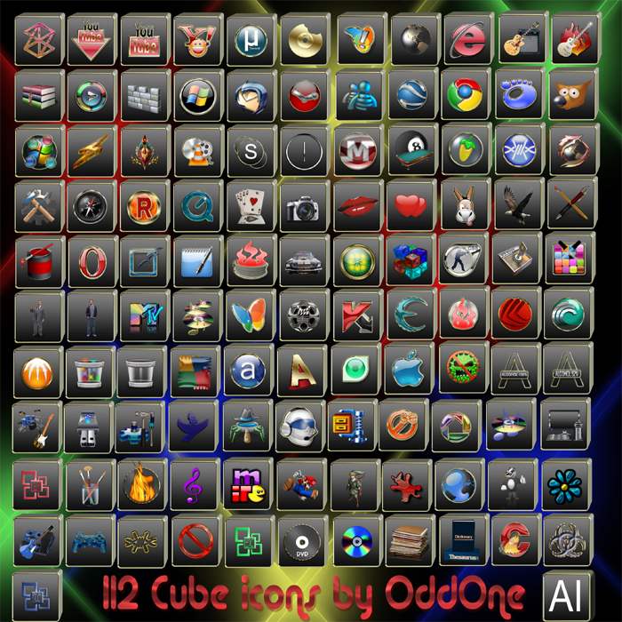 112 Cube icons by 0dd0ne on DeviantArt