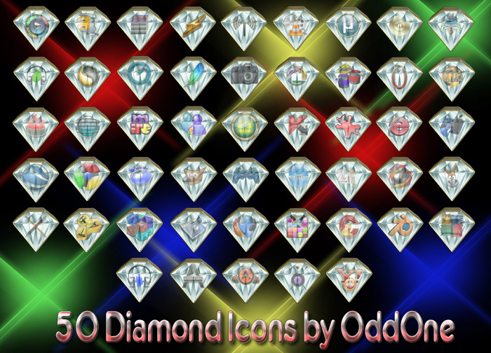 50 Diamond Icons