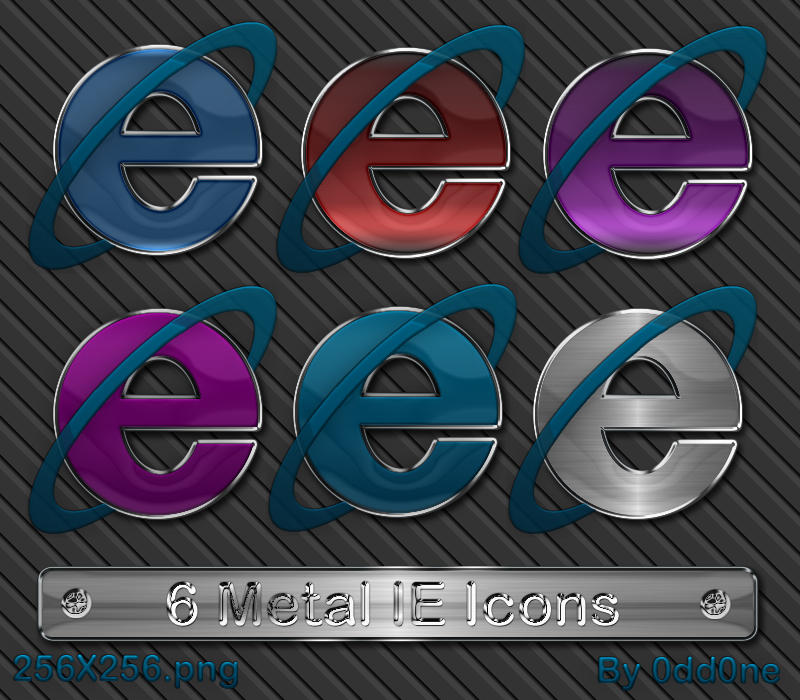 6 Metal IE Icons by 0dd0ne on DeviantArt