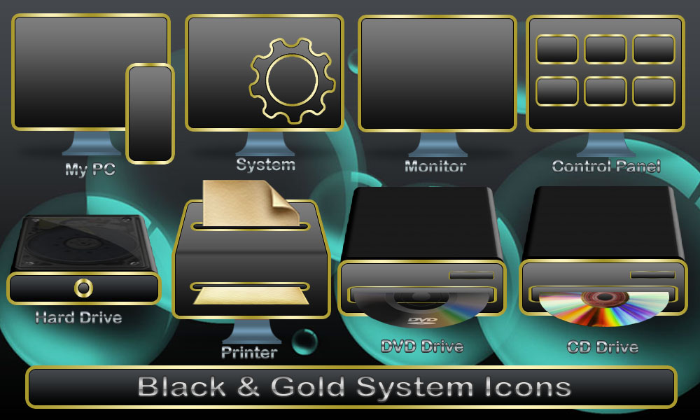 Black System Icons