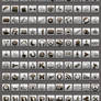 140 White Tile Icons