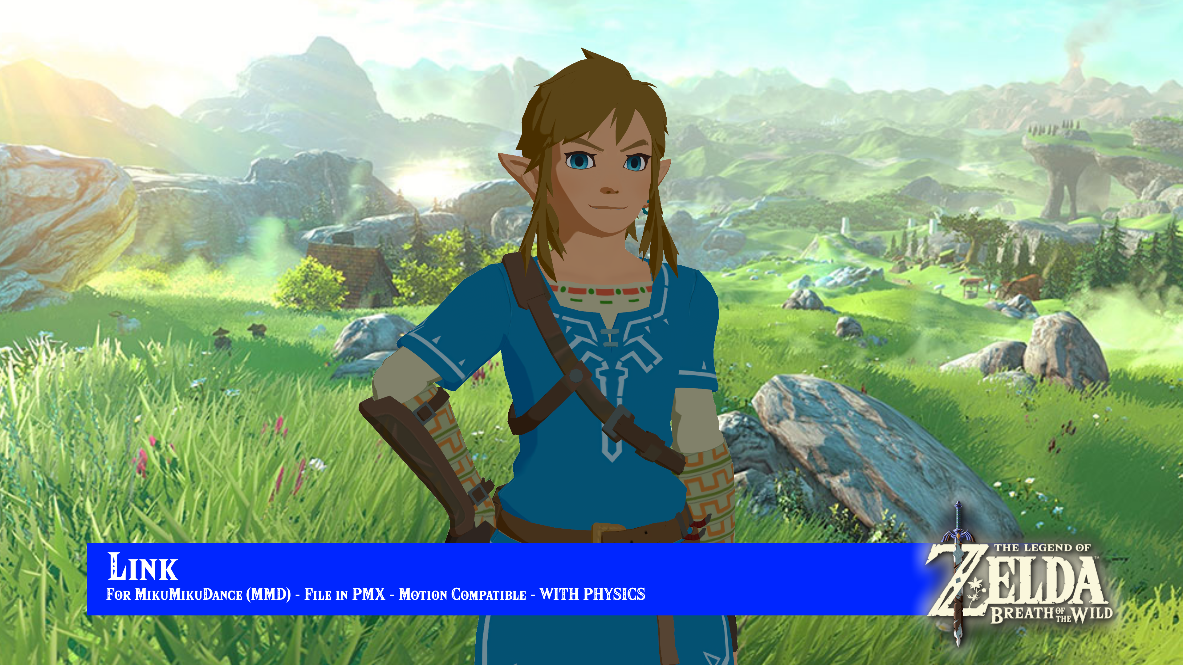 MMD Legend of Zelda - BOTW - Link DL by Pikapika-2000 on DeviantArt