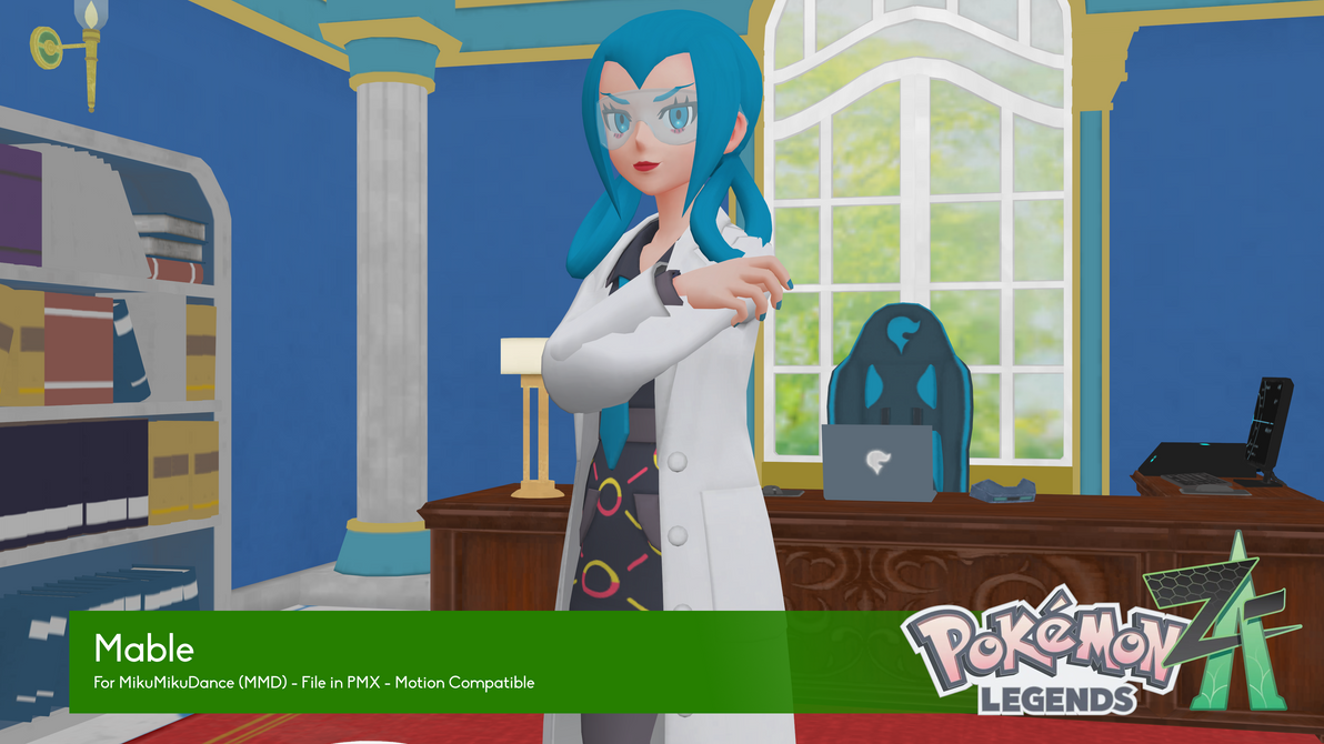 MMD - Pokemon Legends Z-A - Mable - DOWNLOAD by Pikapika-2000 on DeviantArt