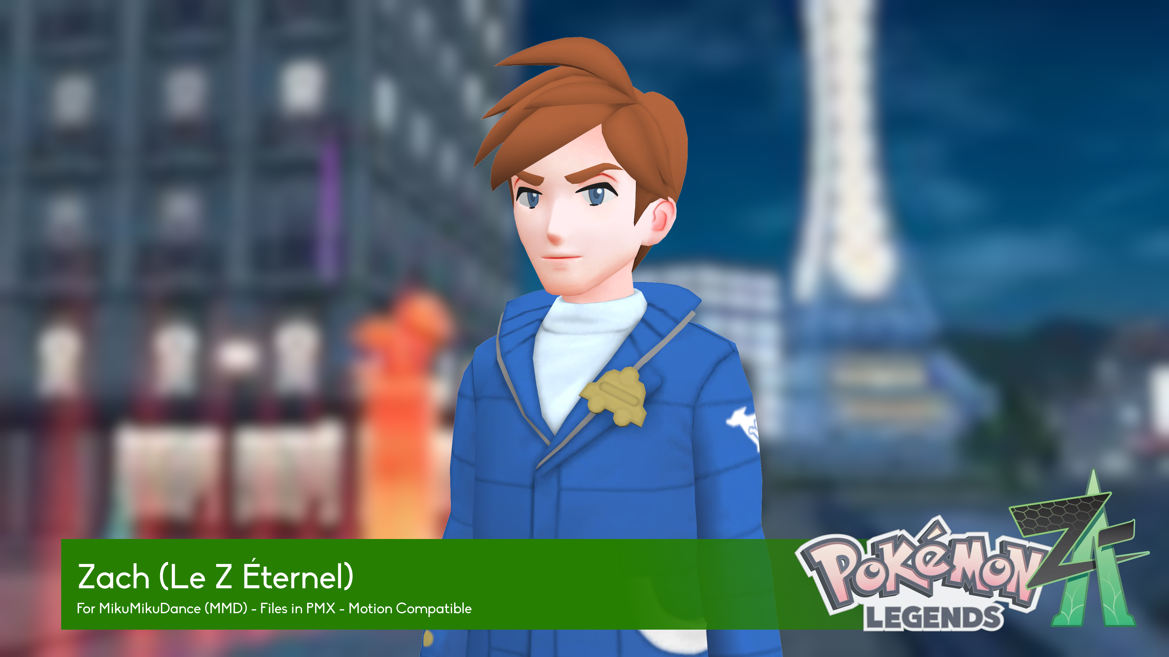レィナ様 オーダーページ MMD - Pokemon Legends Z-A - Zach - DOWNLOAD by Pikapika-2000 on
