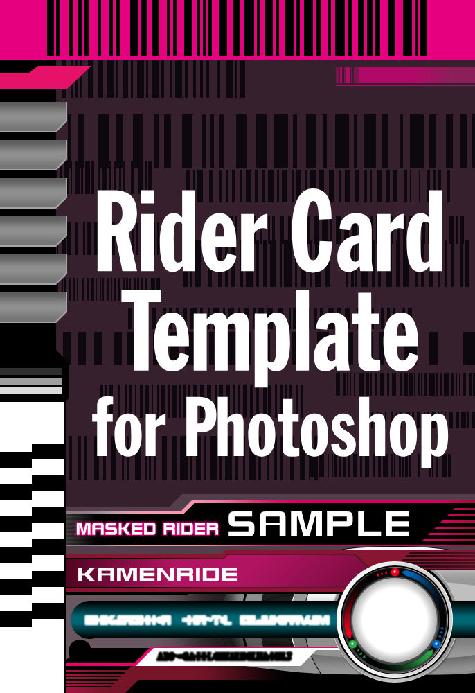 Rider Card Template for Photoshop (Regular Size) by JanelliaLorrander ...