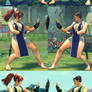 USF4 Mod - Chun Li: Mai Shiranui Cosplay (Feet)