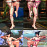 SFxT Mod - Juri: Mileena's Flesh Pit Costume