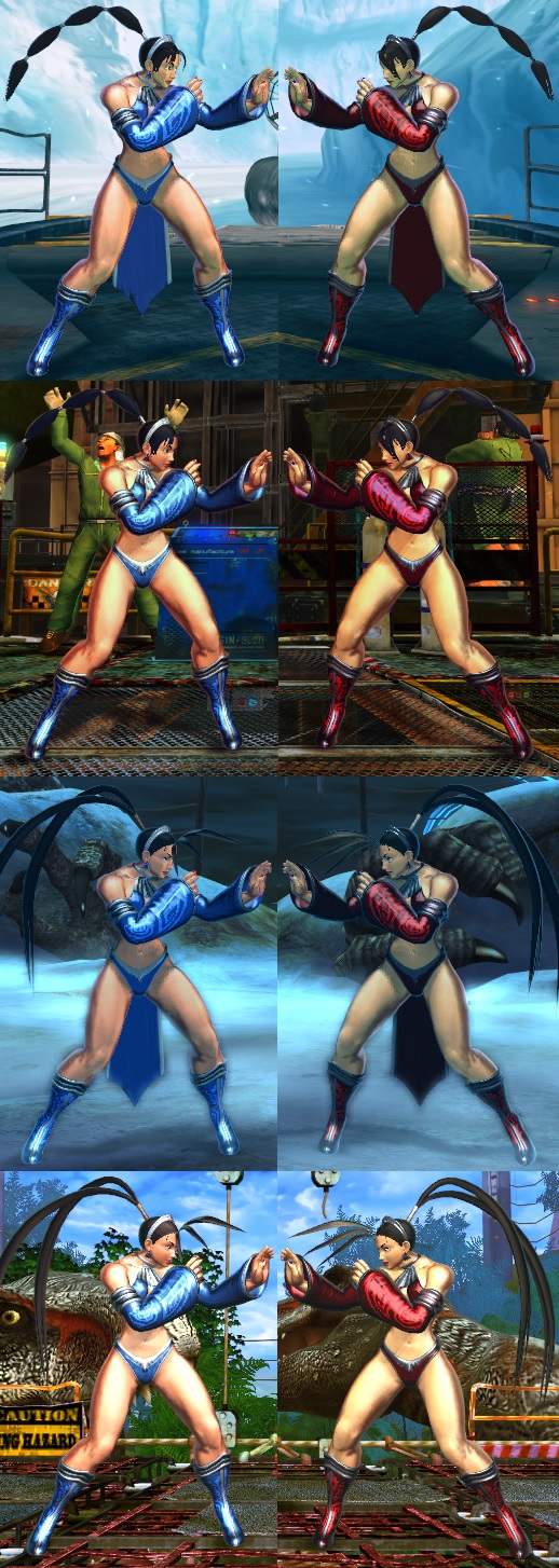 SFxT Mod - Ibuki: Kitana Cosplay