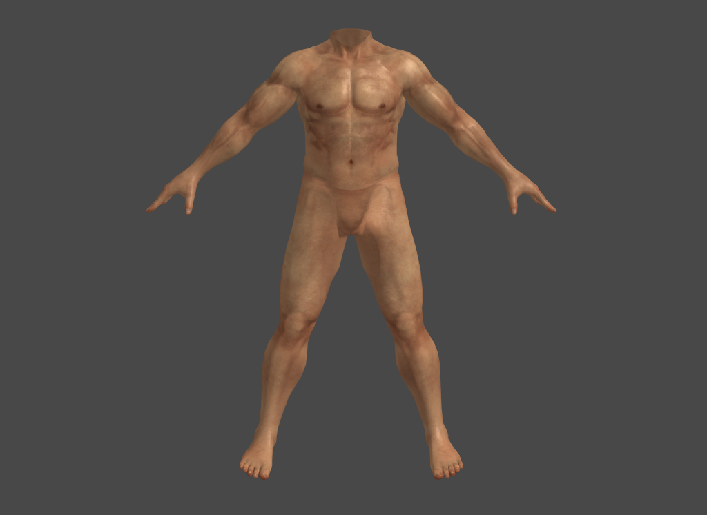 XNALara Model - Leon's Body.