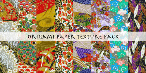 Origami paper texture pack