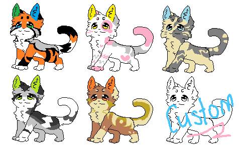 5 points cat adoptables (+ Custom) - OPEN