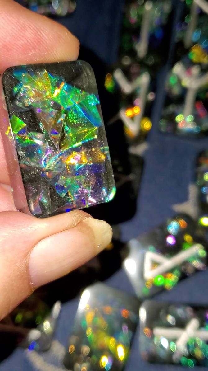 Runes iridescent on black by AzCraftyAz on DeviantArt