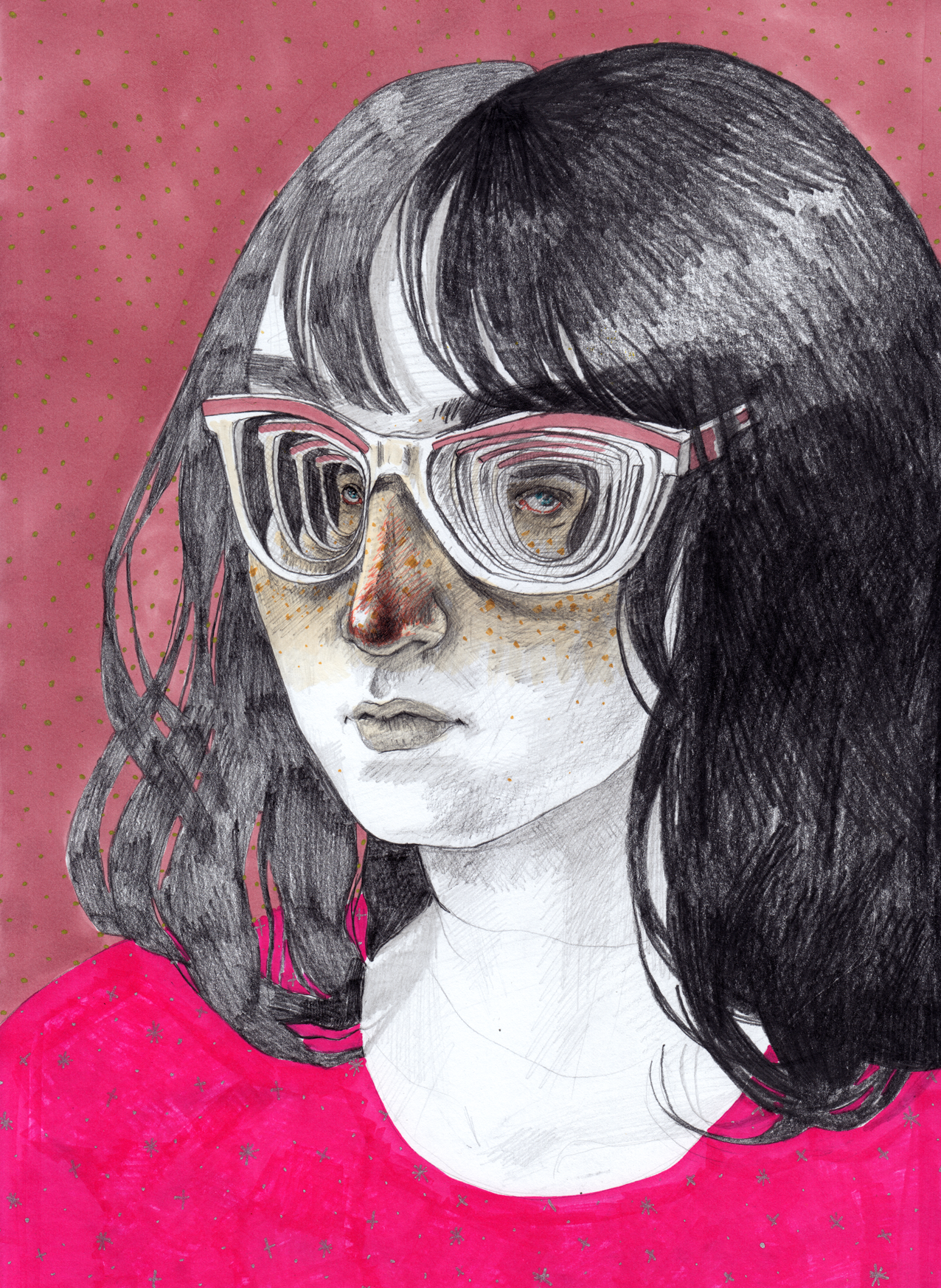Autoportrait by glassismyeyes on DeviantArt
