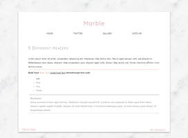 Marble/Rose Gold Journal Skin