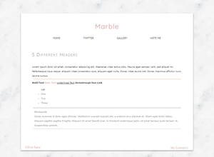 Marble/Rose Gold Journal Skin