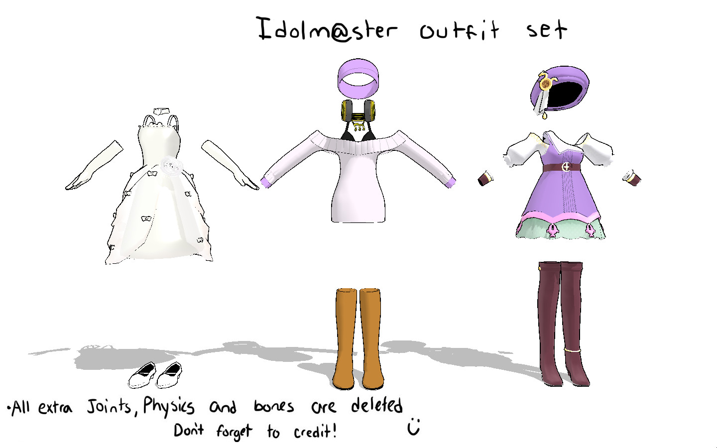 IDOLM@STER outfit set