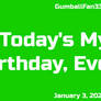 Today's My 28th Birthday, Everyone!!!