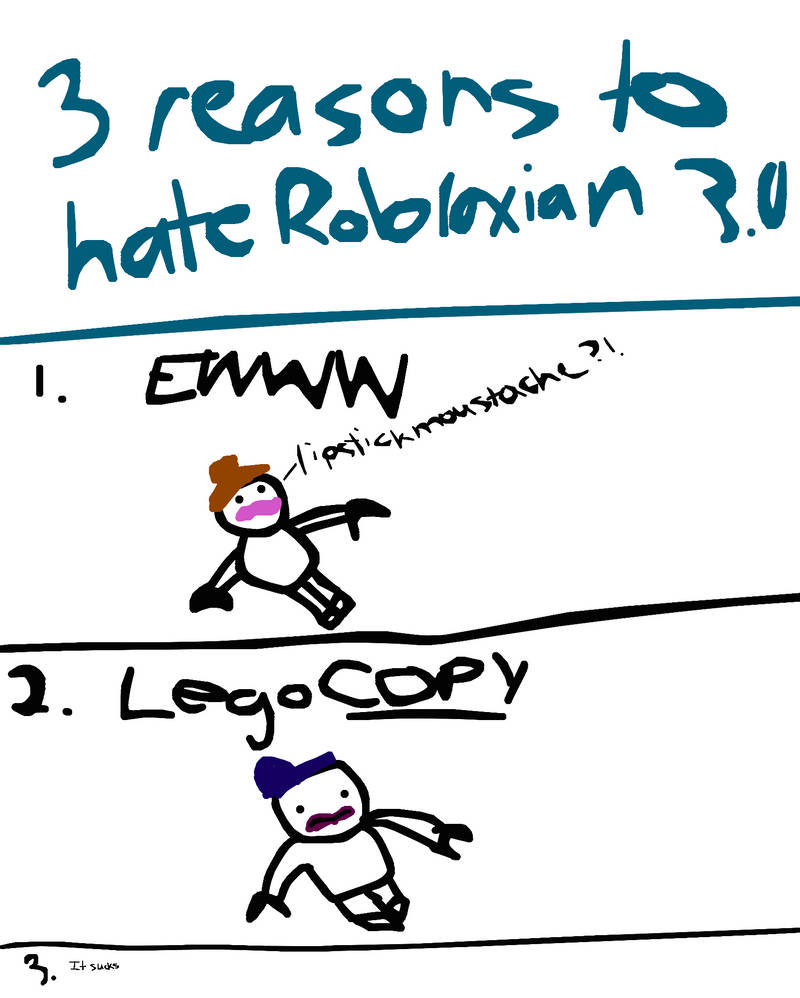 3 Reasons Robloxian 3 0 Sucks By Ibunnyubunny On Deviantart - robloxian 3.0