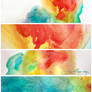 large watercolor textures