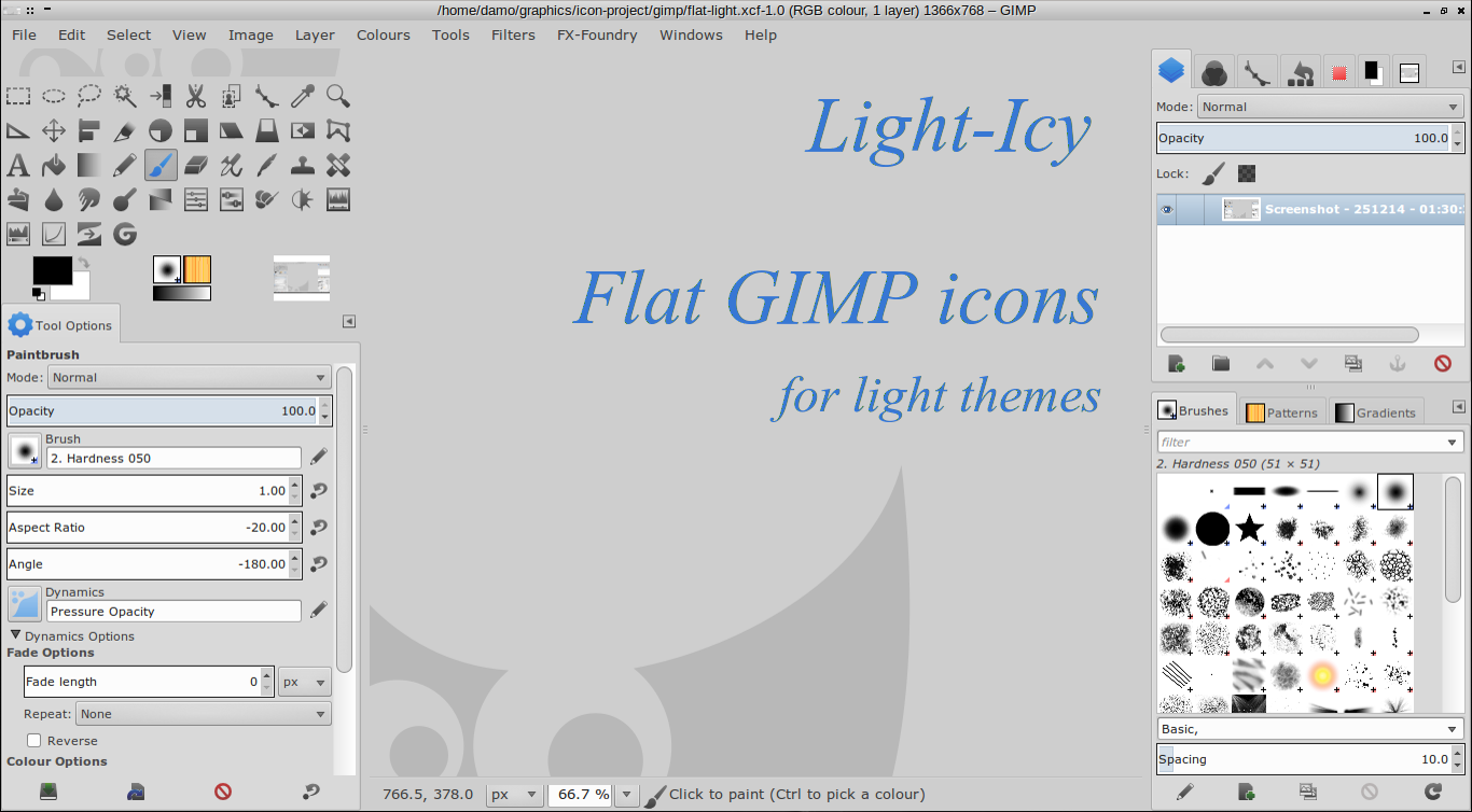Flat Icons for GIMP LightIcy by capndamo on DeviantArt