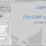 Flat Icons for GIMP: Light-Icy