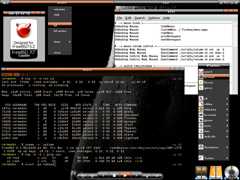 Glass Fluxbox Theme by vermaden