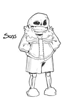 Sans the Skeleton - Sketch