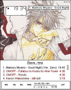 Kiryuu Zero Winamp Skin