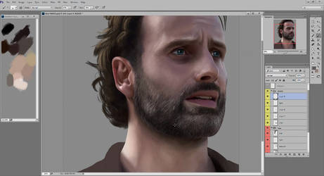 Digital Painting Tutorial - SHORT BEARD