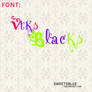 font Vtks Blacks