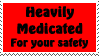 Heavily Medicated Stamp by NeilRawson