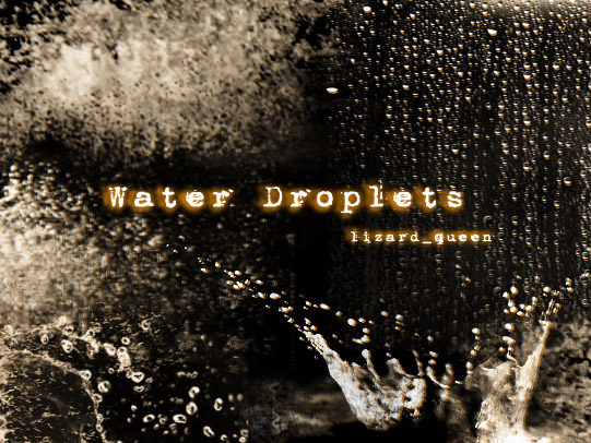 Water Dropplets - Brush