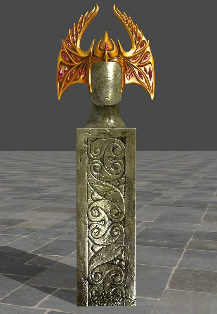 Crown Of Barenziah With Stand By Zeushk On Deviantart