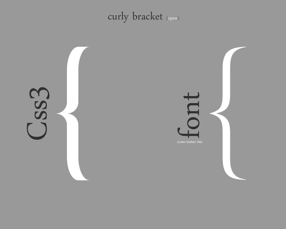 CSS3 curly bracket by goldhand88 on DeviantArt