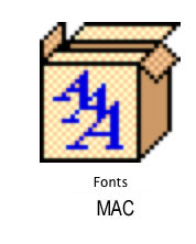 english font  e